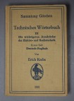 Technisches Wrterbuch III, Die wichtigsten Ausdrcke der Elektro- und Radiotechnik