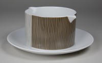 Thomas, tableware Medaillon, gravy boat with attached underplate