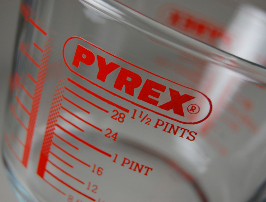 Pyrex, Messbehlter