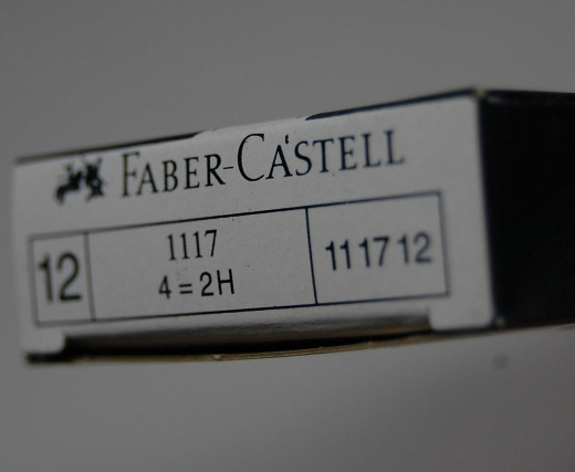 Faber-Castell, Wasserlasierte Bleistifte 11 17 4 = 2H