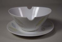 Rosenthal, tableware Form 2000, gravy boat with att. underplate